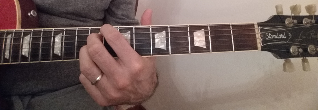 C major 7th guitar chord shape